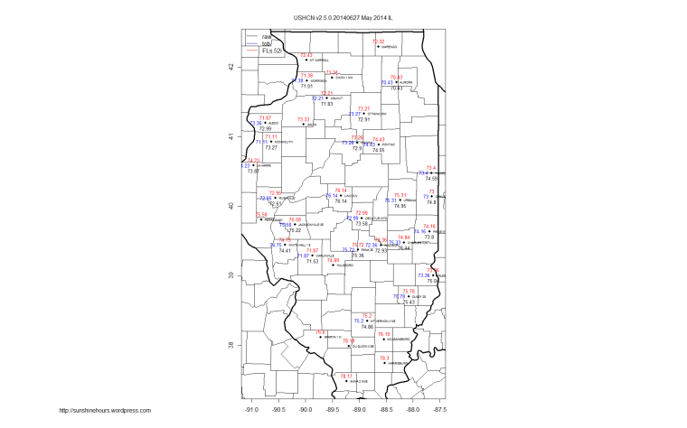 USHCN v2.5.0.20140627 May 2014 IL
