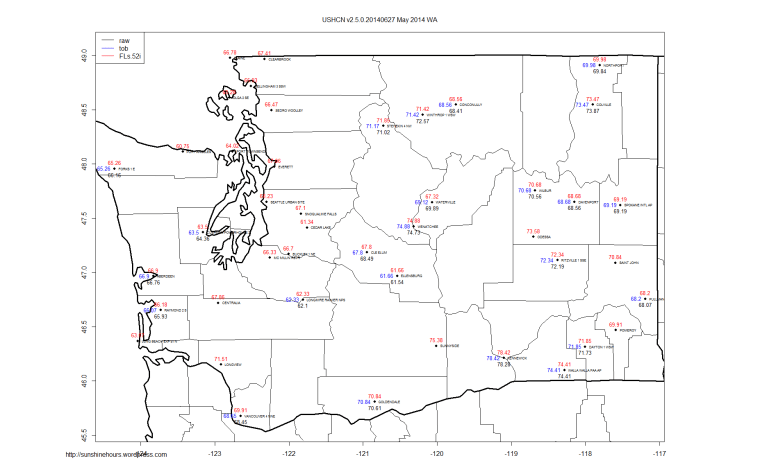 USHCN v2.5.0.20140627 May 2014 WA
